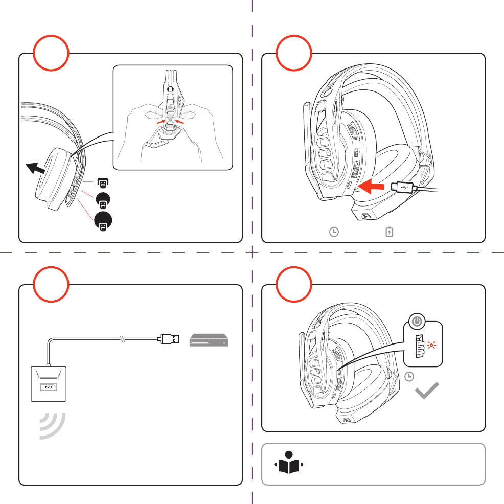 Plantronics RIG800 Wireless Gaming headset User Manual 206821 02