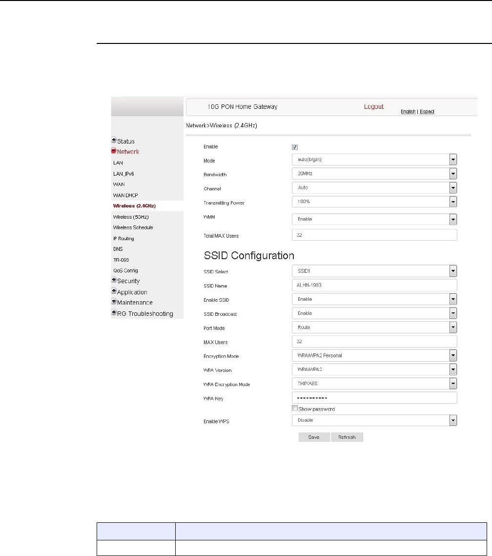 Alcatel Lucent Bell Xs250wxa Xgspon Onu User Manual 7368 Isam Ont