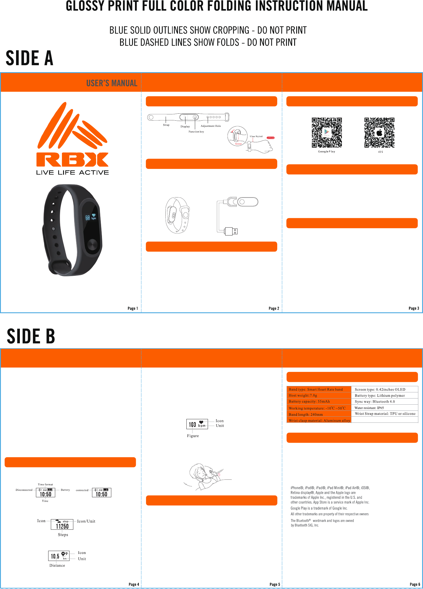 Rbx Fitness Tracker Manual - All Photos Fitness Tmimages.Org