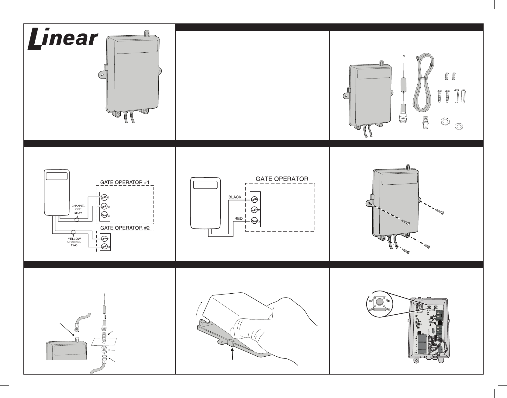 Nortek Security and Control GTO Access SGER GATE EDGE CONTROL UNIT User