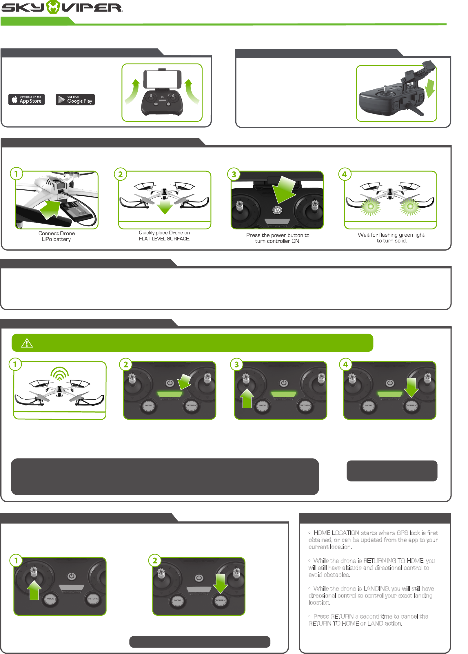 Skyrocket Toys 01736TX24G Sky Viper StreamingGPS Remote User Manual Users manual