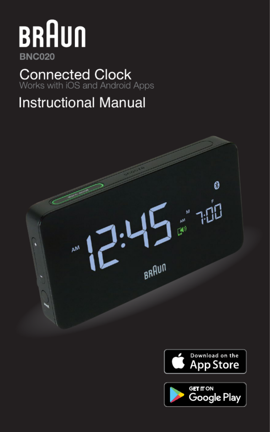 Zeon Far East BNC020 Bluetooth Alarm Clock User Manual Manual