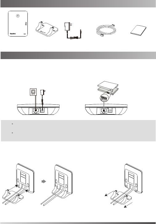 YEALINK W60B DECT IP Base Station User Manual Yealink W60B W56H Quick ...