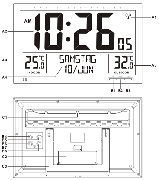 Marathon Watch CL027066A THERMO SENSOR User Manual RADIO CONTROLLED