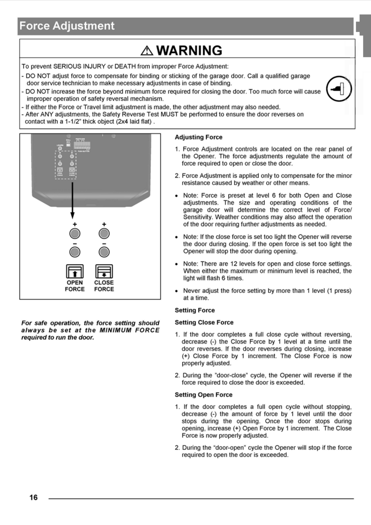 Guardian Acrx01 Cc Garage Door Opener User Manual