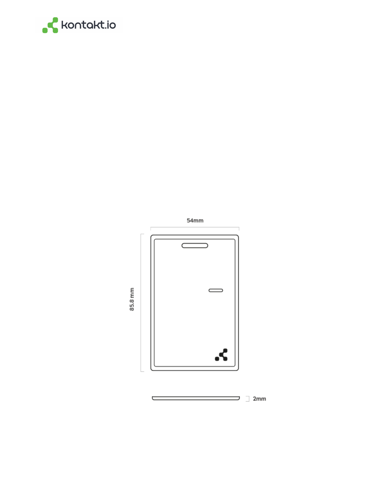 Kontakt Micro Location Sp z o o KONTAKT  Card Beacon User Manual