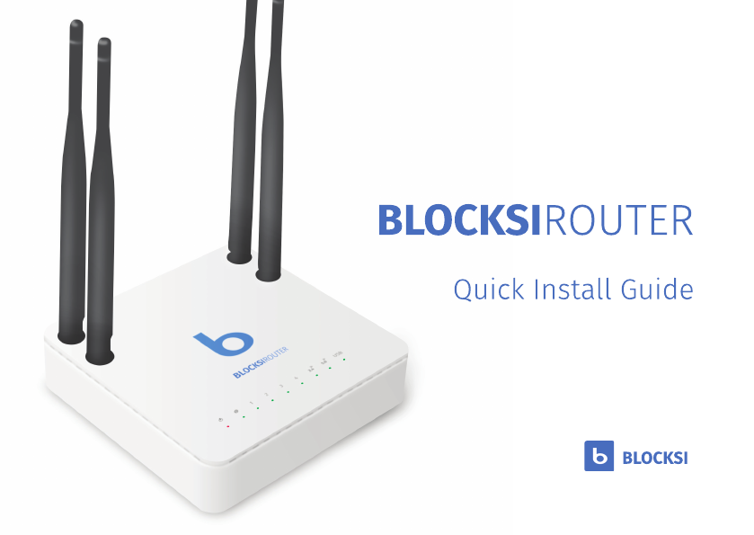 Blocksi GEAC200 Blocksi Parental Control Router User Manual GEAC200