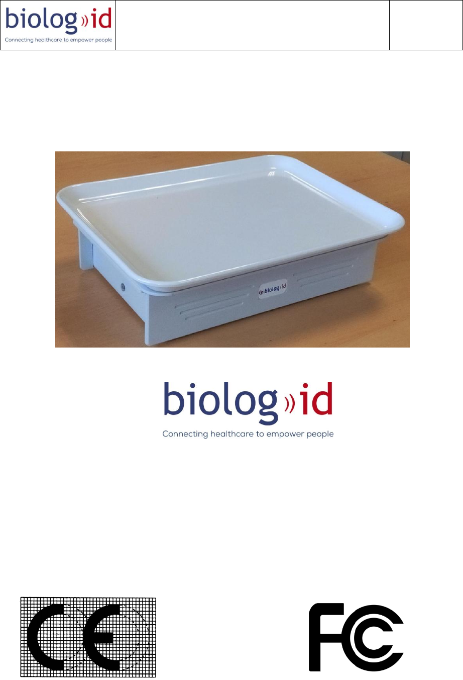 Biolog id PRD73108B RFID reader with a package antenna User Manual