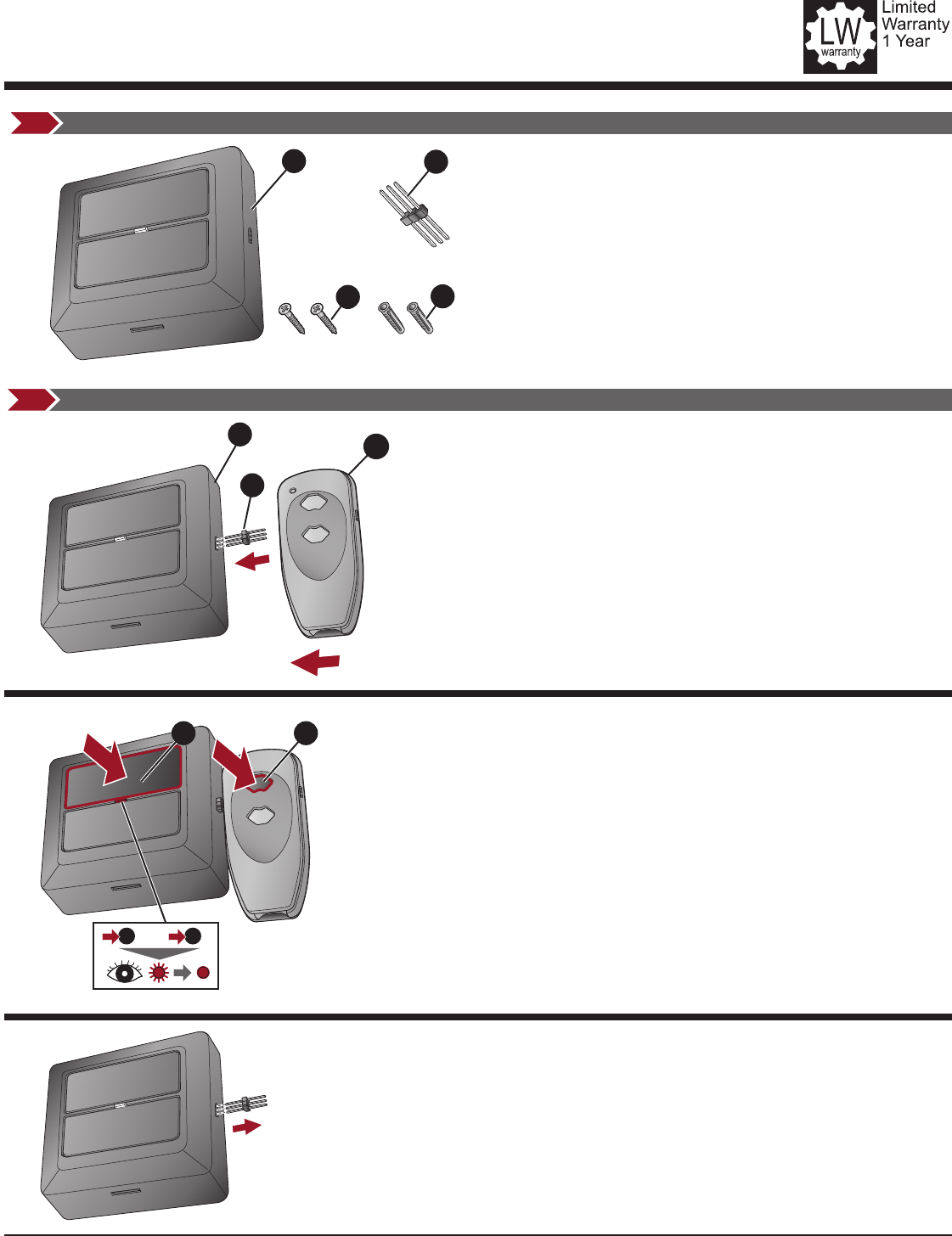 Marantec Martin Garage Door Remote 2 Ch