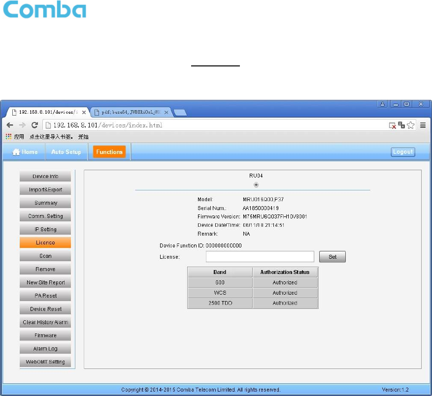 Comba Telecom Comflex 6q00 Booster User Manual