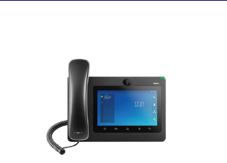 NEC of America GT890 IP Multimedia Phone User Manual UI3 GT890