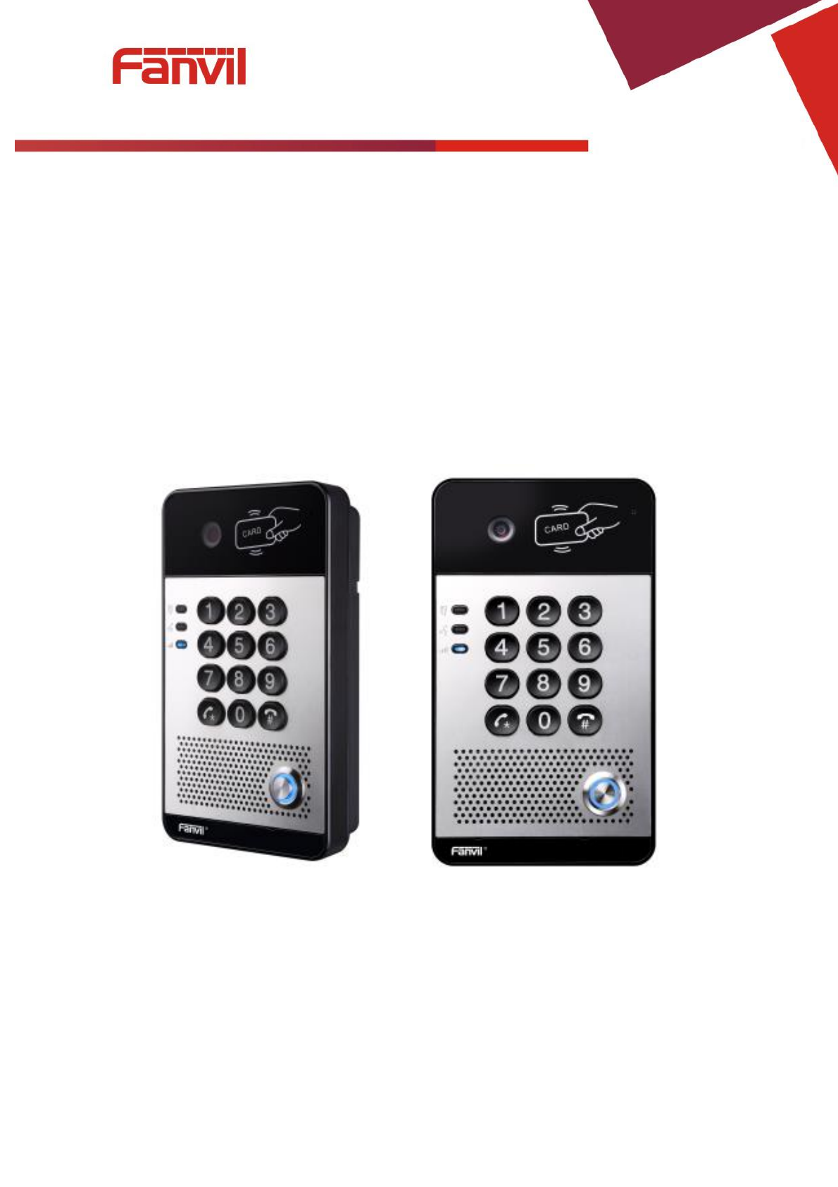 Fanvil Technology I30 Ip Doorphone User Manual