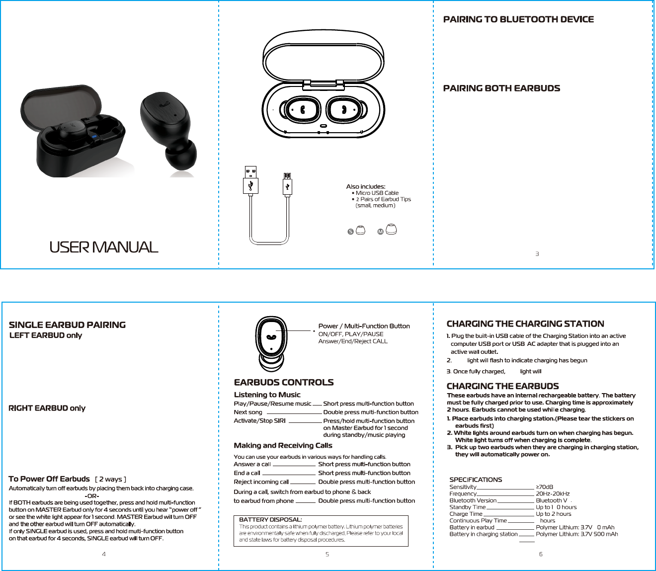 QABR Truewireless Earphone User Manual PrÃ©sentation PowerPoint