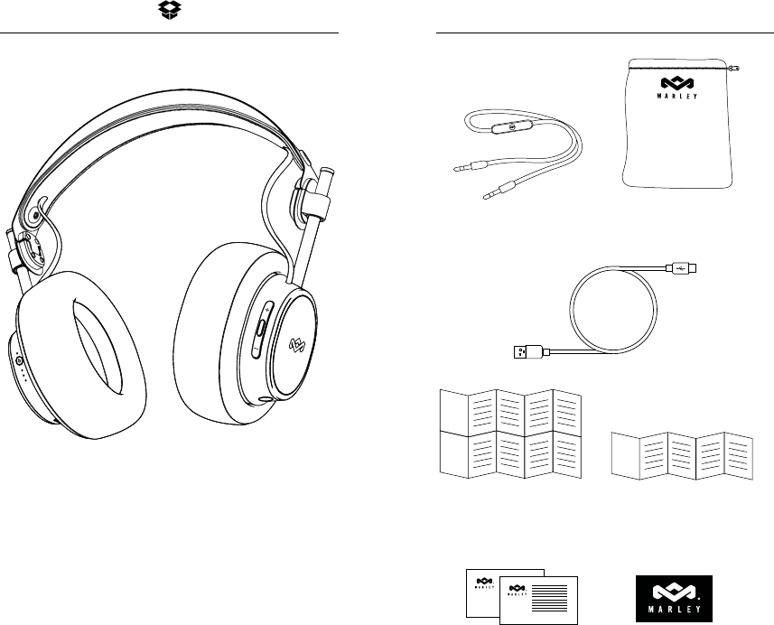 The House of Marley EMFH051 Over-ear-headphone User Manual