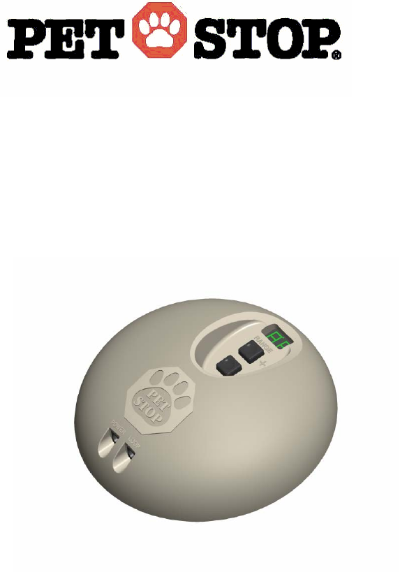 Perimeter Technologies 10000037 Pet Avoidance System User Manual Manual