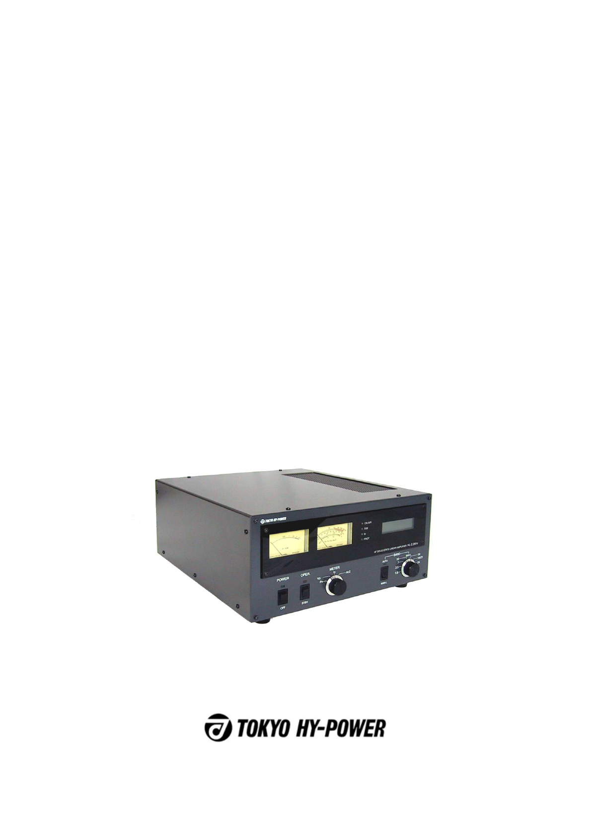 Tokyo Hy Power Labs Hl 25kfx High Power Amplifier User Manual Users Manual