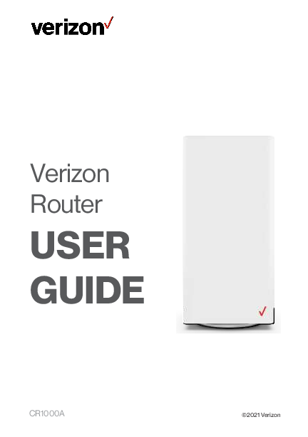 verizon CR1000A Router User Guide