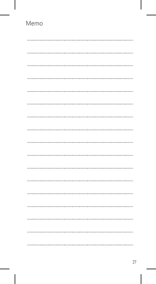   Memo                               27