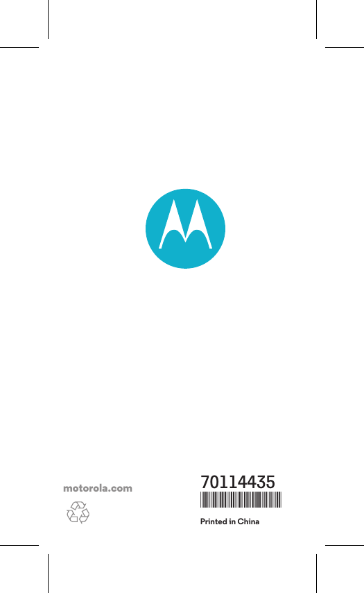 Page 12 of 12 - Motorola MOTO E3 - Quick Start Guide POWER QG EN