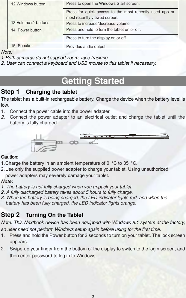 Page 2 of 12 - Nextbook Mobile Internet Device Is A That Gives You An Amazing Experience -- Allowing To Communicate With Othe Flexx 10 - Quick Start Guide NXW101QC232-QSG. Eng