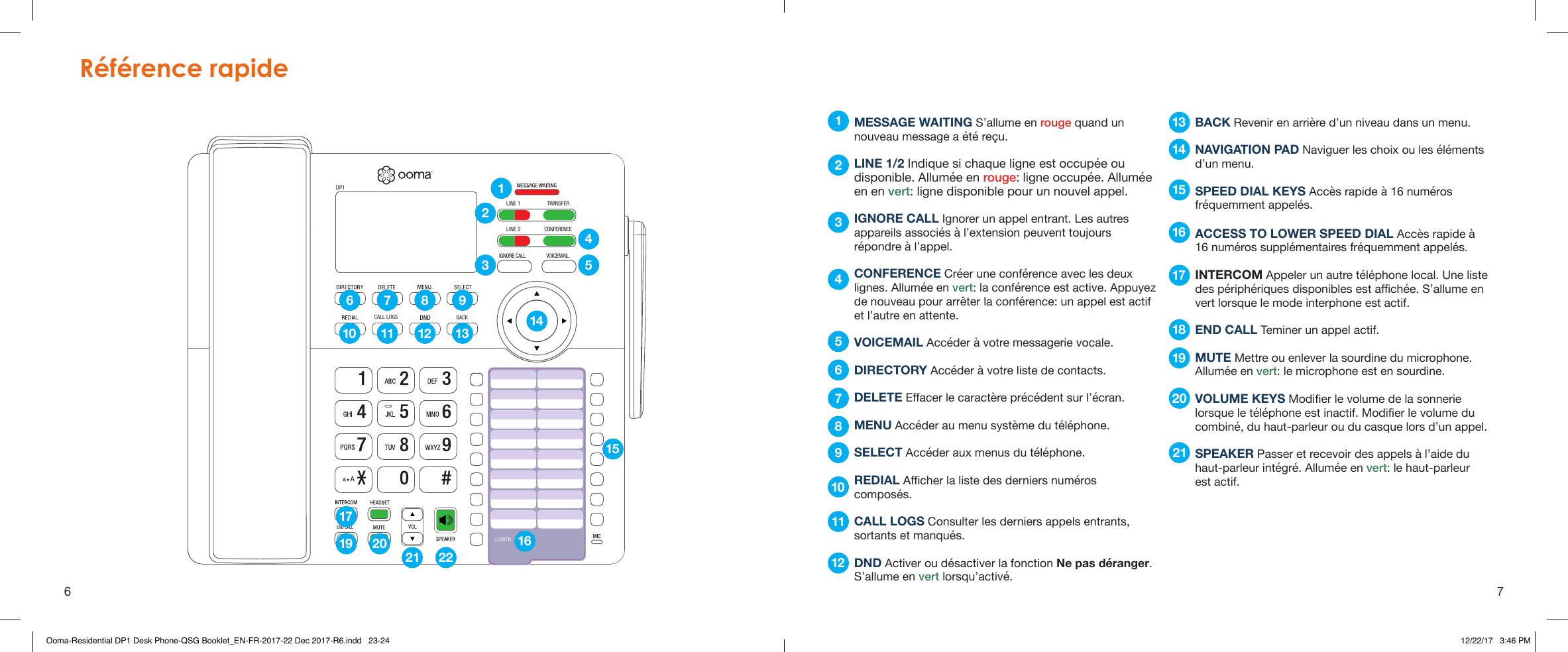 Page 12 of ooma OOMADP1A Desk Phone User Manual 