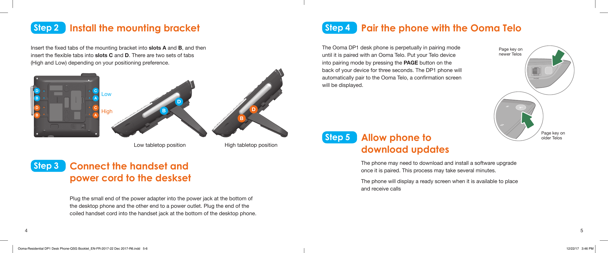 Page 3 of ooma OOMADP1A Desk Phone User Manual 