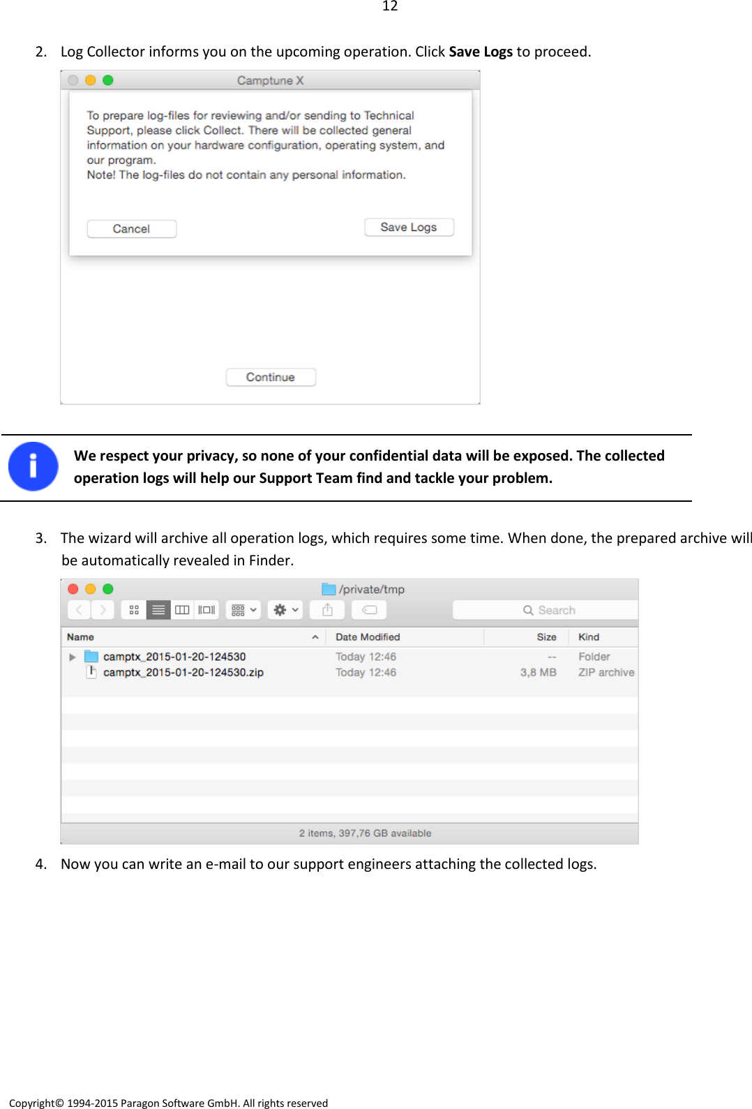 Page 12 of 12 - Paragon  Camptune X - Quick User Guide Camp Tune En