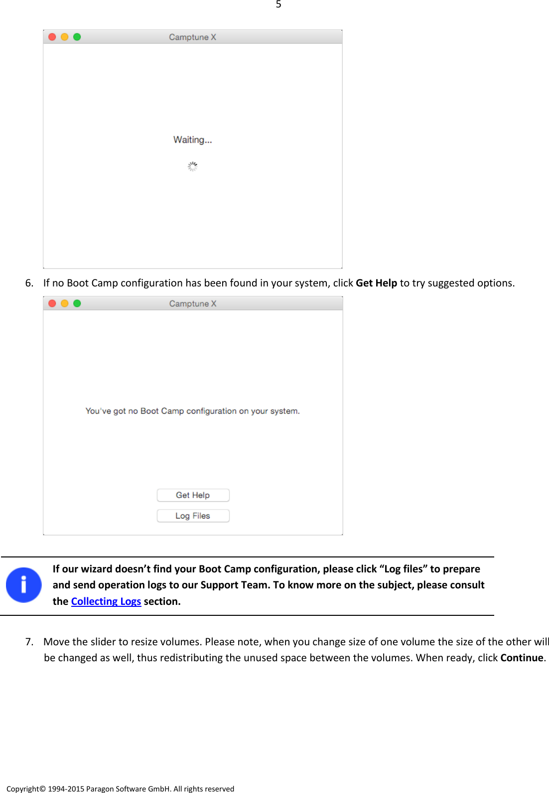Page 5 of 12 - Paragon  Camptune X - Quick User Guide Camp Tune En