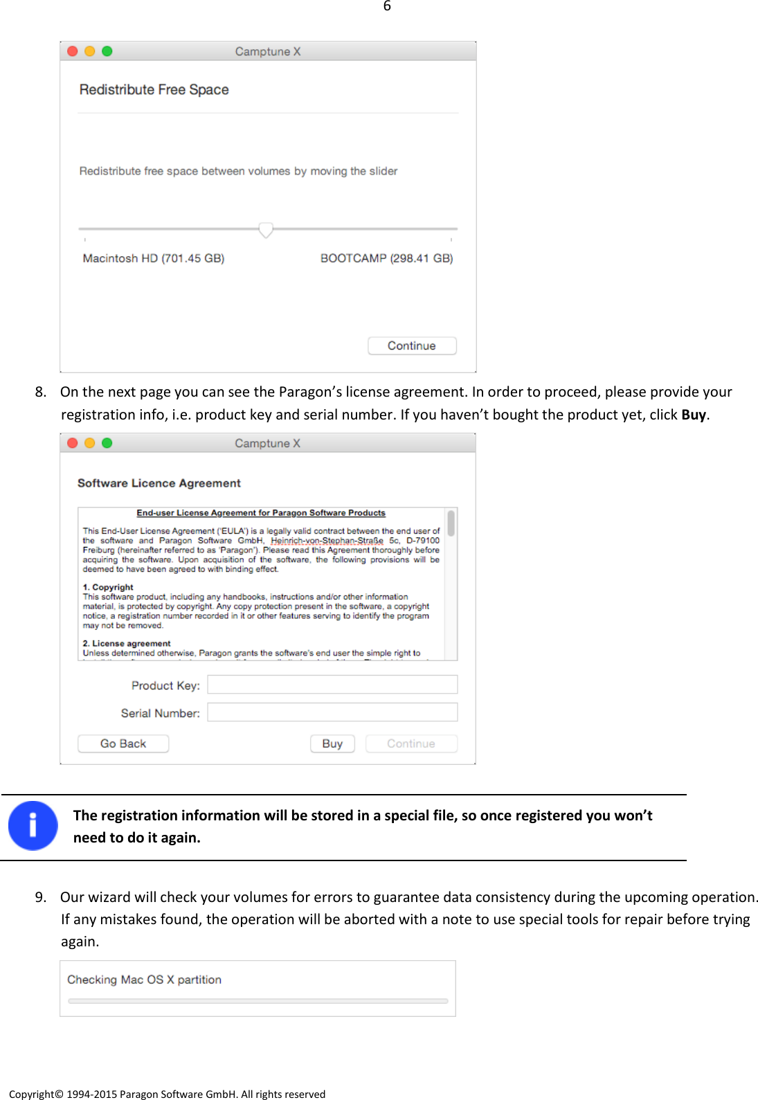 Page 6 of 12 - Paragon  Camptune X - Quick User Guide Camp Tune En