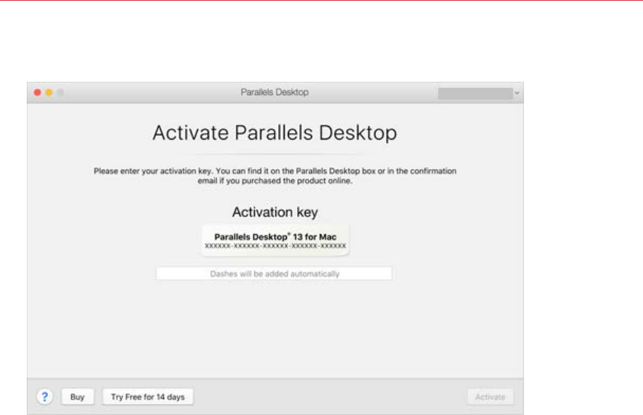 how to activate parallels desktop 13