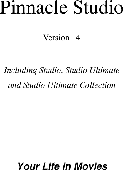 pinnacle studio 21 manual
