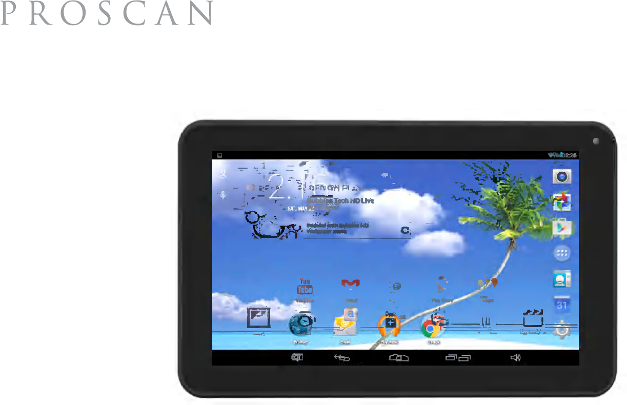 how to reset proscan tablet