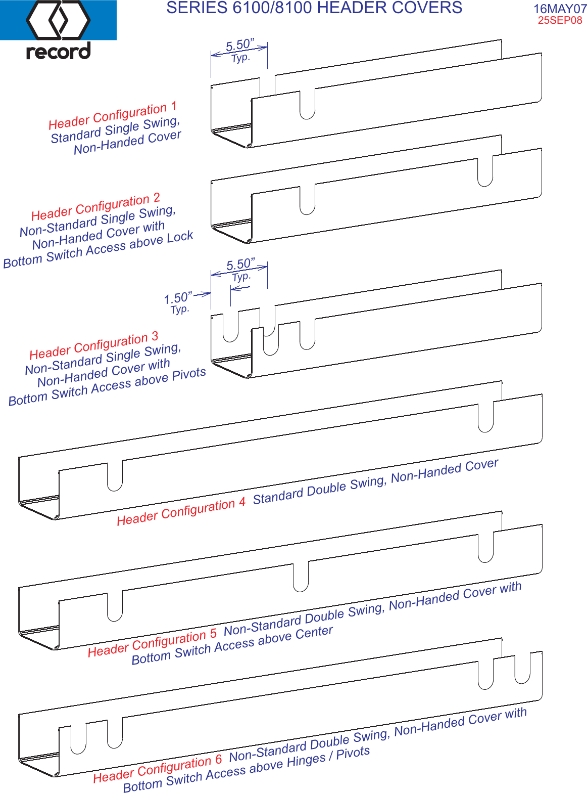 Page 1 of 1 - Record-usa S6100&8000HeaderVariationsSep... 6100/8100 Series Head Cover Design Guide 2527