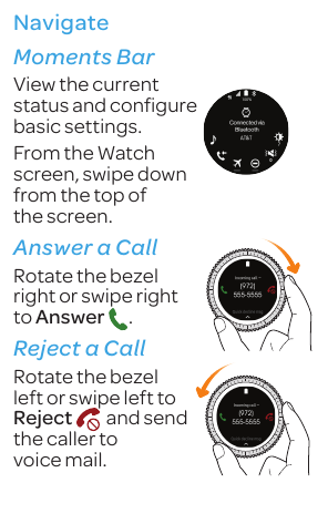 Page 6 of 10 - Samsung  Gear S3 Frontier (AT&T) - Quick Start Guide ATT SM-R765A QG EN