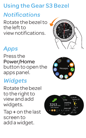 Page 7 of 10 - Samsung  Gear S3 Frontier (AT&T) - Quick Start Guide ATT SM-R765A QG EN