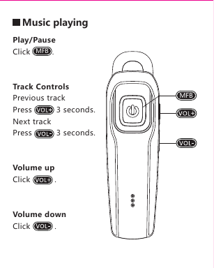 Page 5 of shi Haiyixin Technology M26 Bluetooth Headset User Manual