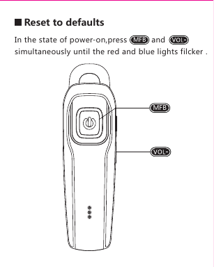 Page 9 of shi Haiyixin Technology M26 Bluetooth Headset User Manual