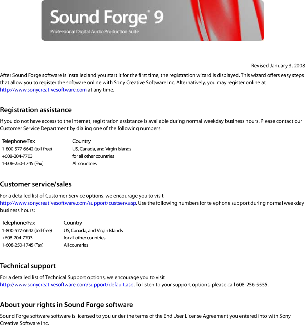 sony sound forge 9 professional