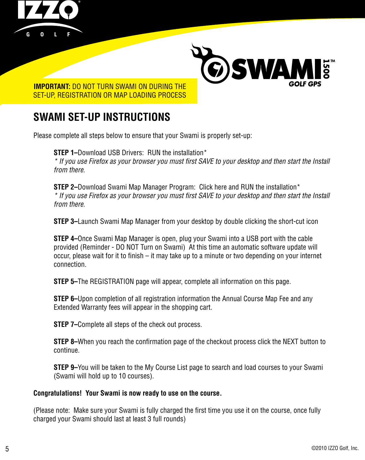 Page 5 of 12 - Swami  1500 - User Manual IM EN