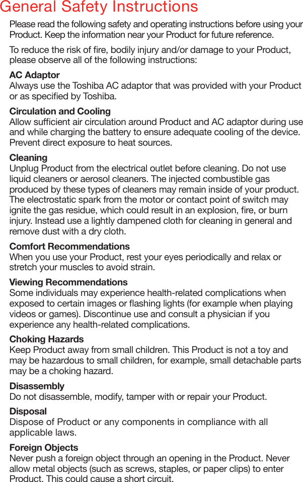 Page 6 of 8 - Toshiba  Encore 2 Write - Quick Start UG EN