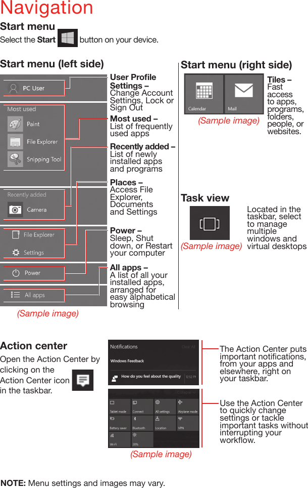 Page 5 of 8 - Toshiba  WT12PE-A - Quick Start Dyna Pad EN QSG