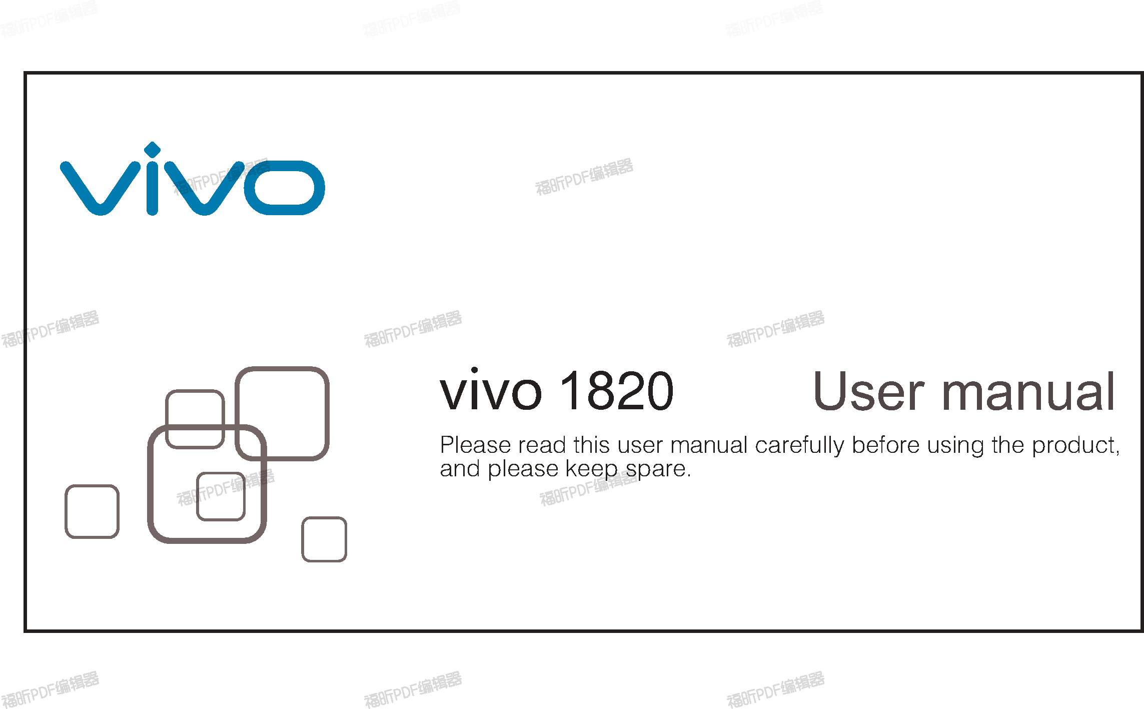 vivo Mobile Communication V1820 Mobile Phone User Manual