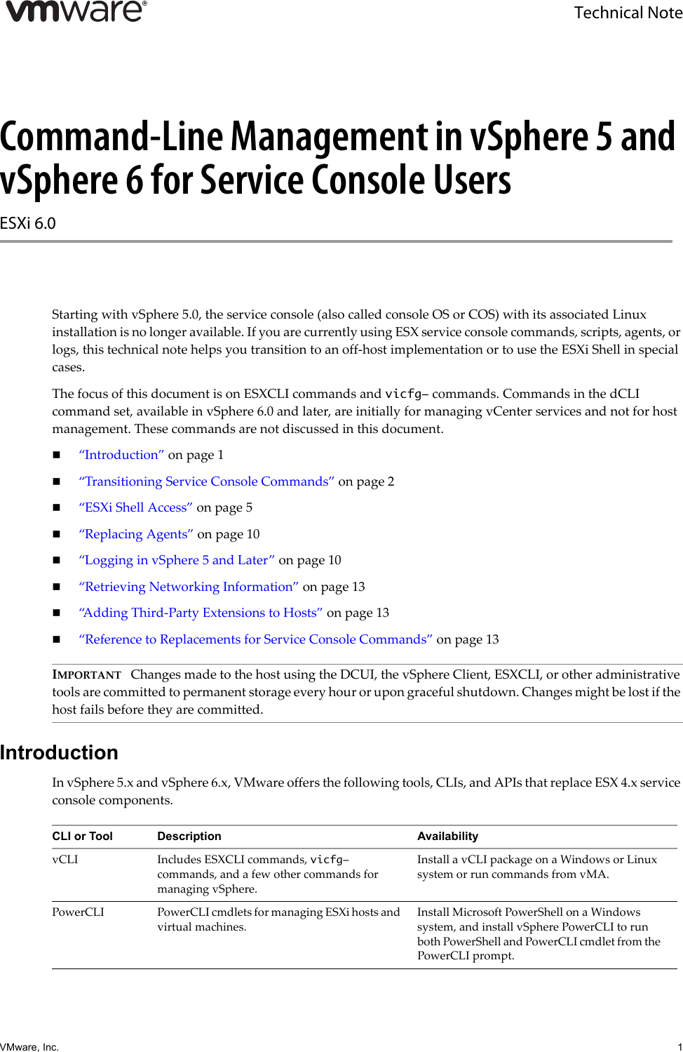 vmware-command-line-management-in-vsphere-5-0-for-service-console-users-esxi-6-0-v-sphere-5-and