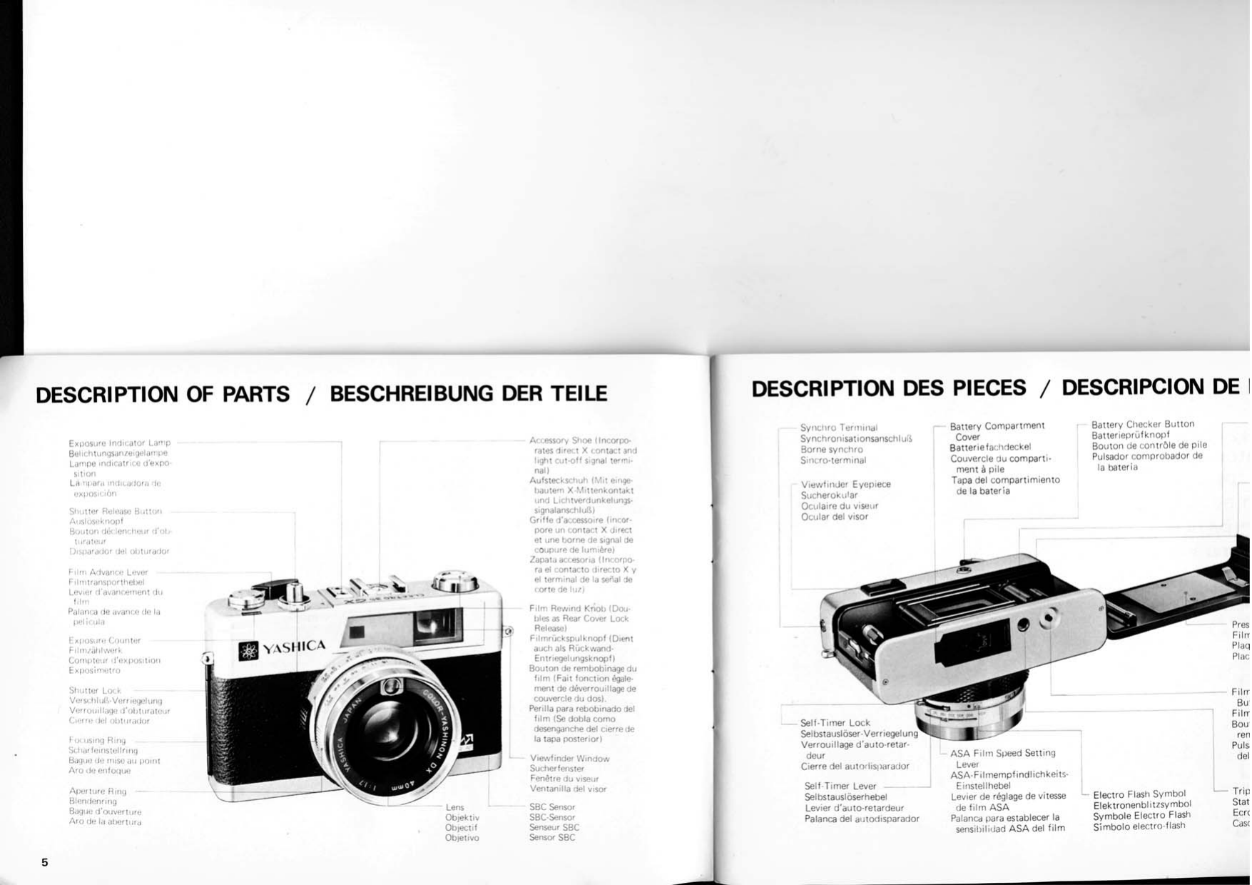 Yashica Copy Utility Electro 35 Gx Operating Guide En